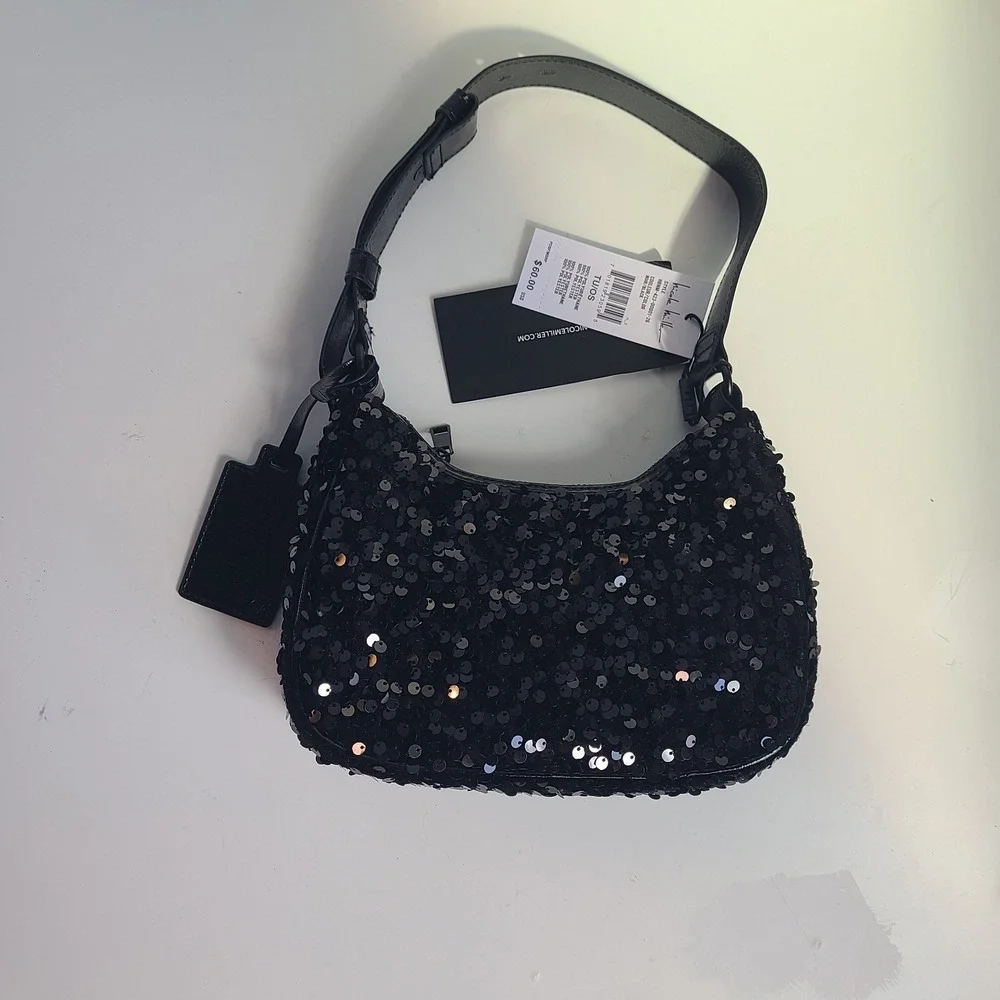 Nicole Miller black sequin
